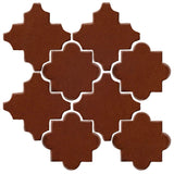 Clay Arabesque Cordova Tile - Cinnamon 7581c