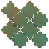 Clay Arabesque Cordova Tile - Copper