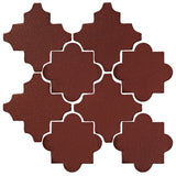 Clay Arabesque Cordova Tile - Pueblo Red
