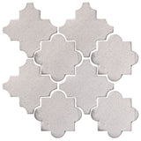 Clay Arabesque Cordova Tile - Rustic White