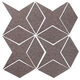 Clay Arabesque Granada Tile - Ash