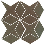 Clay Arabesque Granada Tile - Elder Green