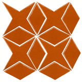 Clay Arabesque Granada Tile - Nutmeg 7517c
