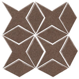 Clay Arabesque Granada Tile - Winter Gray 405c