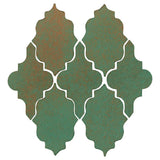 Clay Arabesque Leon Ceramic Tile - Copper