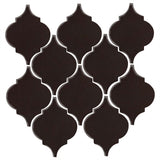 Clay Arabesque Malaga Ceramic Tile - Classic Black