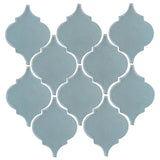 Clay Arabesque Malaga Ceramic Tile - Sky Blue