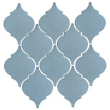 Clay Arabesque Malaga Hand Painted Ceramic Tile