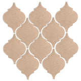Clay Arabesque Malaga Ceramic Tile - Warm Sand