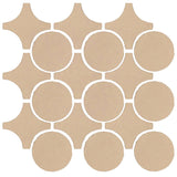 Clay Arabesque Sintra Glazed Ceramic Tile - Matte Linen