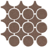 Clay Arabesque Sintra Glazed Ceramic Tile - Winter Gray Matte