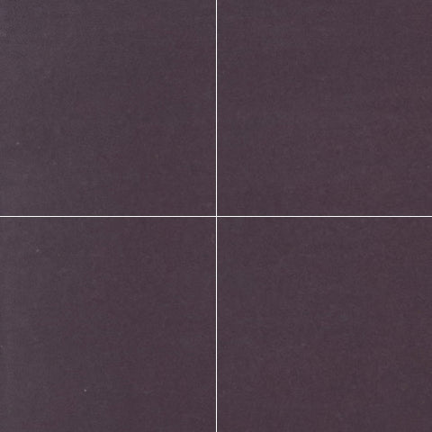 Classic Solid Color Eggplant 8"x8" Encaustic Cement Tile