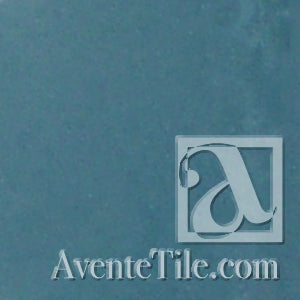Classic Solid Color Teal 8" x 8" Cement Tile