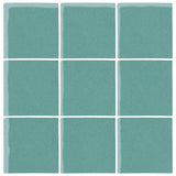 Malibu Field 4"x4" Powder Blue #7458C Ceramic Tile