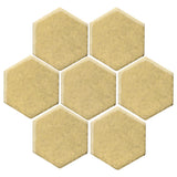 Malibu Field 6" Hexagon Vanilla Pudding #0131C Ceramic Tile