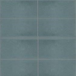 Mission Blue 4"x8" Encaustic Cement Tile