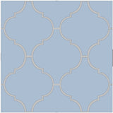 Mission 10" Colonial Encaustic Cement Tile - Blue Clair