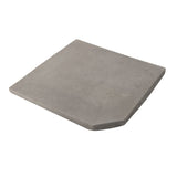 Premium Natural Gray 8"x8" Clipped Corner Cement Tile