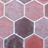 6" Hexagon Rustic Cement Tile