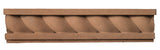 Rustic 16" Rope Wall Moulding - Flagstone