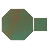 Rustic Terracotta 10"x10" Octagon Copper