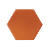Rustic Terracotta 8" Hexagon Spanish Brown