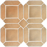 Arabesque 3"x11" Double Picket Set Cement Tile - Avente Tile