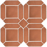 Arabesque 3"x11" Double Picket Set Cement Tile - Avente Tile