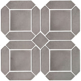 Arabesque 3"x11" Double Picket Set Cement Tile - Avente Tile