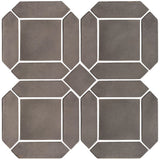 Arabesque 3"x11" Double Picket Set Cement Tile - Avente Tile