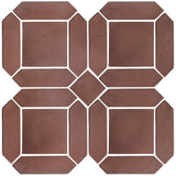 Arabesque 3"x11" Double Picket Set Cement Tile - Avente Tile
