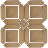 Arabesque 3"x11" Double Picket Set Cement Tile - Avente Tile