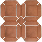 Arabesque 3"x11" Double Picket Set Cement Tile - Avente Tile