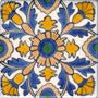 Cande Laria Hand Painted Ceramic Tile - Avente Tile
