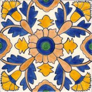 Cande Laria Hand Painted Ceramic Tile - Avente Tile