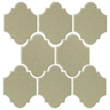 Clay Arabesque 3"x4" Mini San Felipe Tile - Avente Tile