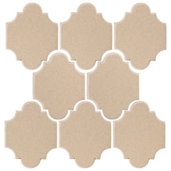 Clay Arabesque 3"x4" Mini San Felipe Tile - Avente Tile
