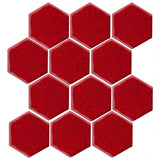 Clay Arabesque 4" Hexagon - Avente Tile