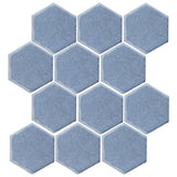 Clay Arabesque 4" Hexagon - Avente Tile
