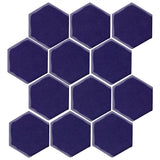 Clay Arabesque 4" Hexagon - Avente Tile