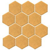 Clay Arabesque 4" Hexagon - Avente Tile