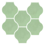 Clay Arabesque 4"x4" Mini Pata Grande Tile - Avente Tile