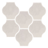 Clay Arabesque 4"x4" Mini Pata Grande Tile - Avente Tile