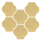 Clay Arabesque 4"x4" Mini Pata Grande Tile - Avente Tile