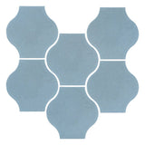 Clay Arabesque 4"x4" Mini Pata Grande Tile - Avente Tile