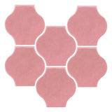 Clay Arabesque 4"x4" Mini Pata Grande Tile - Avente Tile
