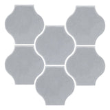 Clay Arabesque 4"x4" Mini Pata Grande Tile - Avente Tile