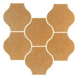 Clay Arabesque 4"x4" Mini Pata Grande Tile - Avente Tile