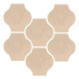 Clay Arabesque 4"x4" Mini Pata Grande Tile - Avente Tile