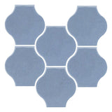 Clay Arabesque 4"x4" Mini Pata Grande Tile - Avente Tile